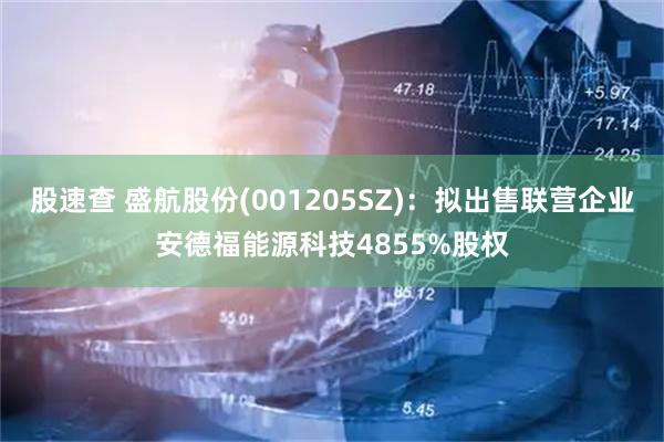 股速查 盛航股份(001205SZ)：拟出售联营企业安德福能源科技4855%股权