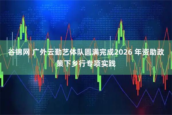 谷锦网 广外云勤艺体队圆满完成2026 年资助政策下乡行专项实践
